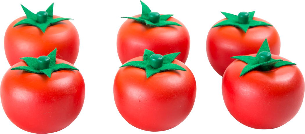 Display Tomate aus Holz 