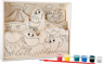 Preview: &quot;My First Dinosaurs&quot; Wooden Colouring Picture