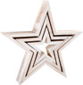 Preview: Decorative Figures Star, white