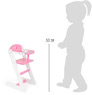 Prévisualisation: Chaise haute de poupée rose