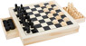 Vorschau: Spiele-Set Schach, Dame &amp; Mühle