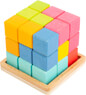 Vista previa: Puzzle Cubo 3D Formas Geométricas
