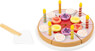 Cuttable Birthday Cake with Candles