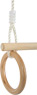 Wooden Trapeze with Gymnastic Rings