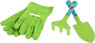 Handschuhe und Gartengeräte für Kinder
