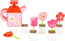 Vorschau: Blumen-Set mit Gießkanne
