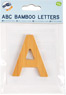 Vorschau: ABC Buchstaben Bambus A