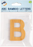 Prévisualisation: Lettres alphabet en bambou B
