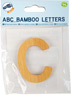Prévisualisation: Lettres alphabet en bambou C