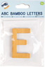 Prévisualisation: Lettres alphabet en bambou E