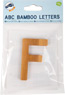 Vorschau: ABC Buchstaben Bambus F
