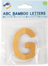 Vorschau: ABC Buchstaben Bambus G