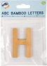 Vorschau: ABC Buchstaben Bambus H