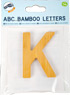 Vorschau: ABC Buchstaben Bambus K