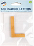 Prévisualisation: Lettres alphabet en bambou L