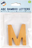 Prévisualisation: Lettres alphabet en bambou M