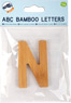 Prévisualisation: Lettres alphabet en bambou N