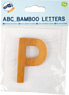 ABC Buchstaben Bambus P