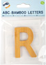 Prévisualisation: Lettres alphabet en bambou R