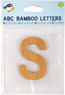 ABC Buchstaben Bambus S
