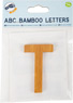 ABC Buchstaben Bambus T