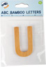 Prévisualisation: Lettres alphabet en bambou U