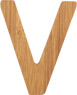 ABC Buchstaben Bambus V
