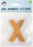 ABC Bamboo Letters X