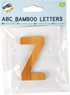 ABC Buchstaben Bambus Z
