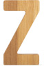 Prévisualisation: Lettres alphabet en bambou Z
