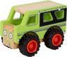 Grünes Spielauto aus Holz für Kinder