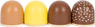 Prévisualisation: Boules de meringues chocolat &quot;fresh&quot;