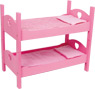 Etagenbett für Puppen, pink