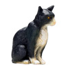 Vorschau: Animal Planet Katze sitzend Schwarz-Weiß