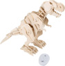 Vorschau: Holzbausatz Dino Roboter T-Rex mit Fernsteuerung