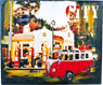 Vorschau: Blechschild Hippie-Bus Vintage-Deko