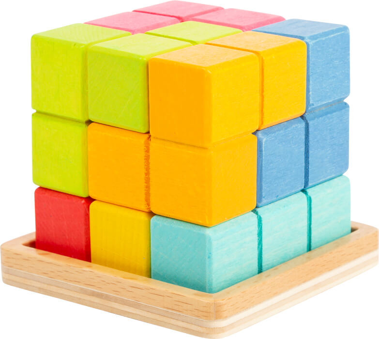 Puzzle Cubo Formas Geométricas | Legler juguetes